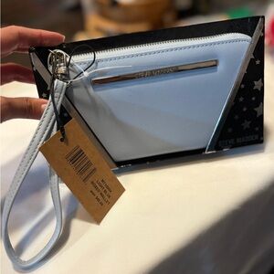Steve Madden Sky Blue Wristlet Clutch